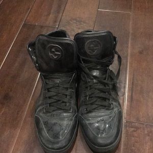 Black Gucci high tops